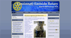 Desktop Screenshot of cincinnatieastsiderotary.org