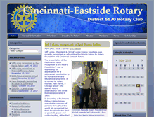 Tablet Screenshot of cincinnatieastsiderotary.org